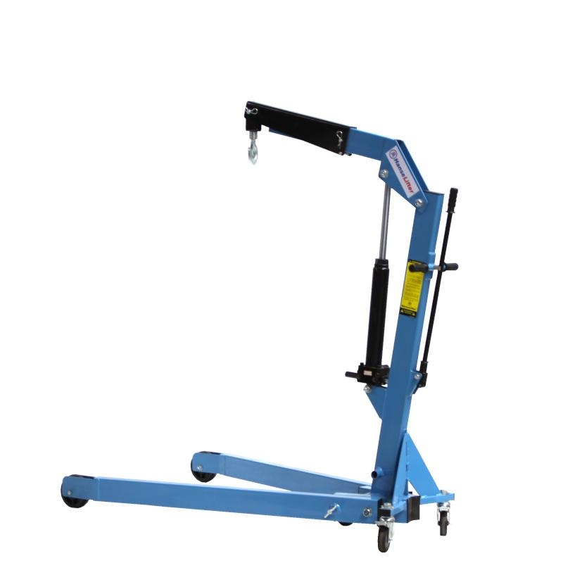 HanseLifter Werkstattkran WK2000 2000 kg Tragkraft Doppelhub Schnellhub klappbar V-Ausfuehrung